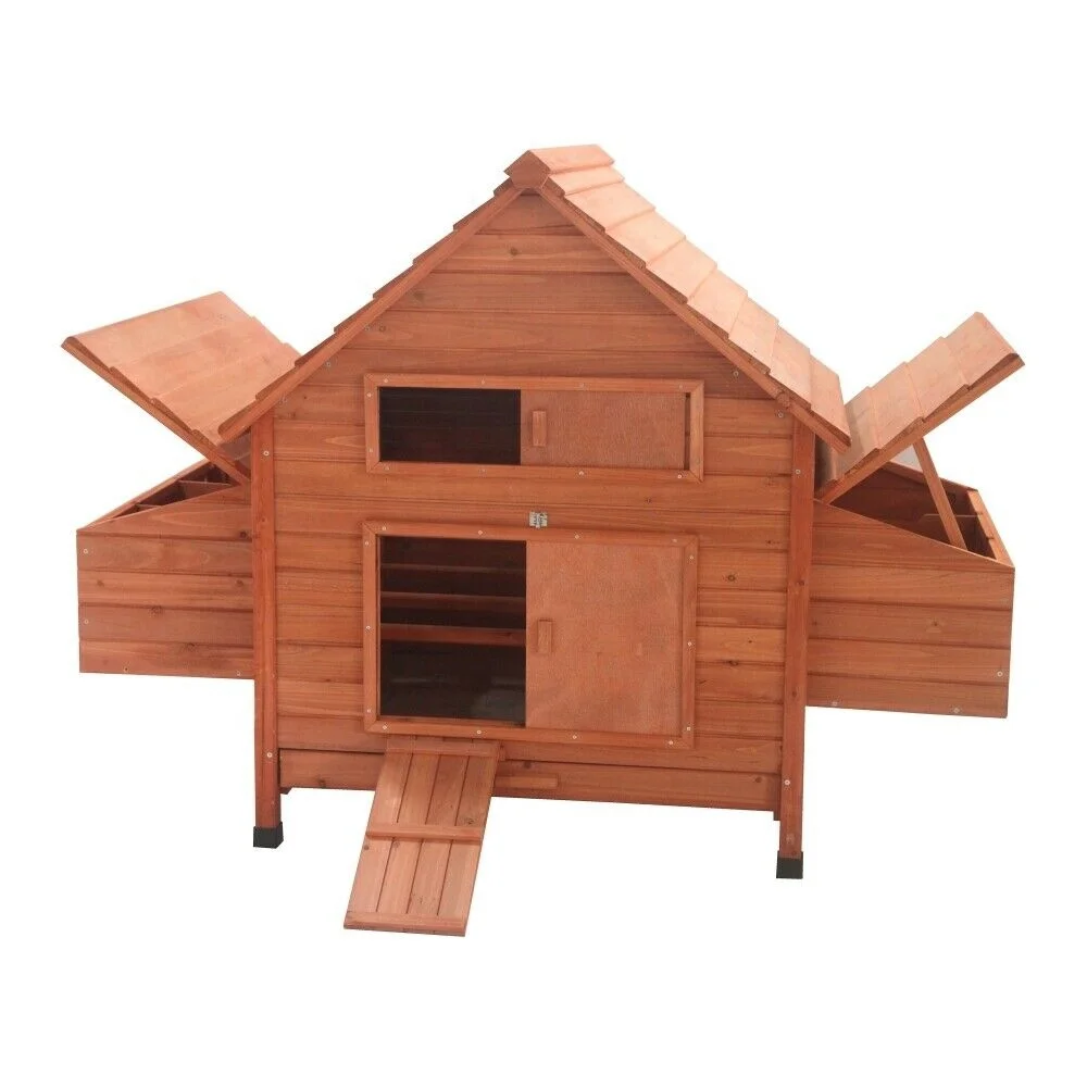 

Hot selling Modern Large Pet House Poultry Hutch Wooden Chicken Coop Cages, Customized color