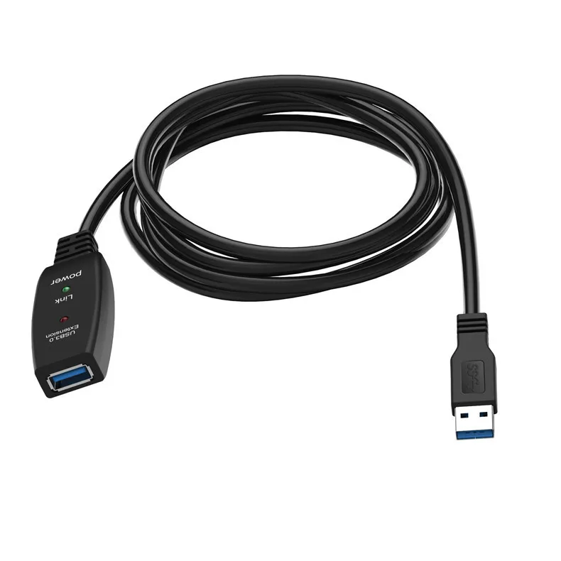

Top Sale USB3.0 extension cable 10m/15m with signal amplifier USB3.0 high-speed video camera extension cable