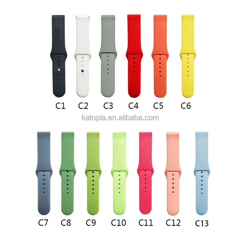 

Best Quality Sport Silicon Band For Apple Watch For  38MM 40MM 42MM 44MM Pure Color Free Shipping