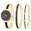 New Arrival Wholesale 3 Piece Set Watch Bracelet Set Women Ladies Delicate Jewelry Bracelet Watch
