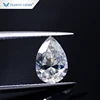 moissanite solitaire 1.5 carat pear cut moissanite fluorescence best place to buy moissanite