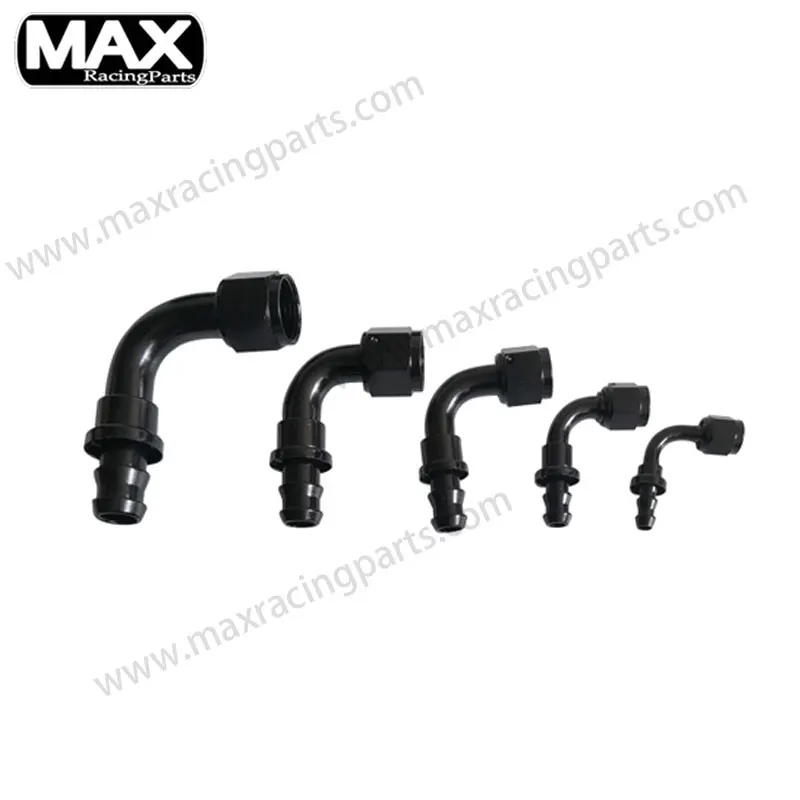 An4 An6 An8 An10 An12 An16 Car 90度aluminum Alloy Push On Oil Fuel Gas