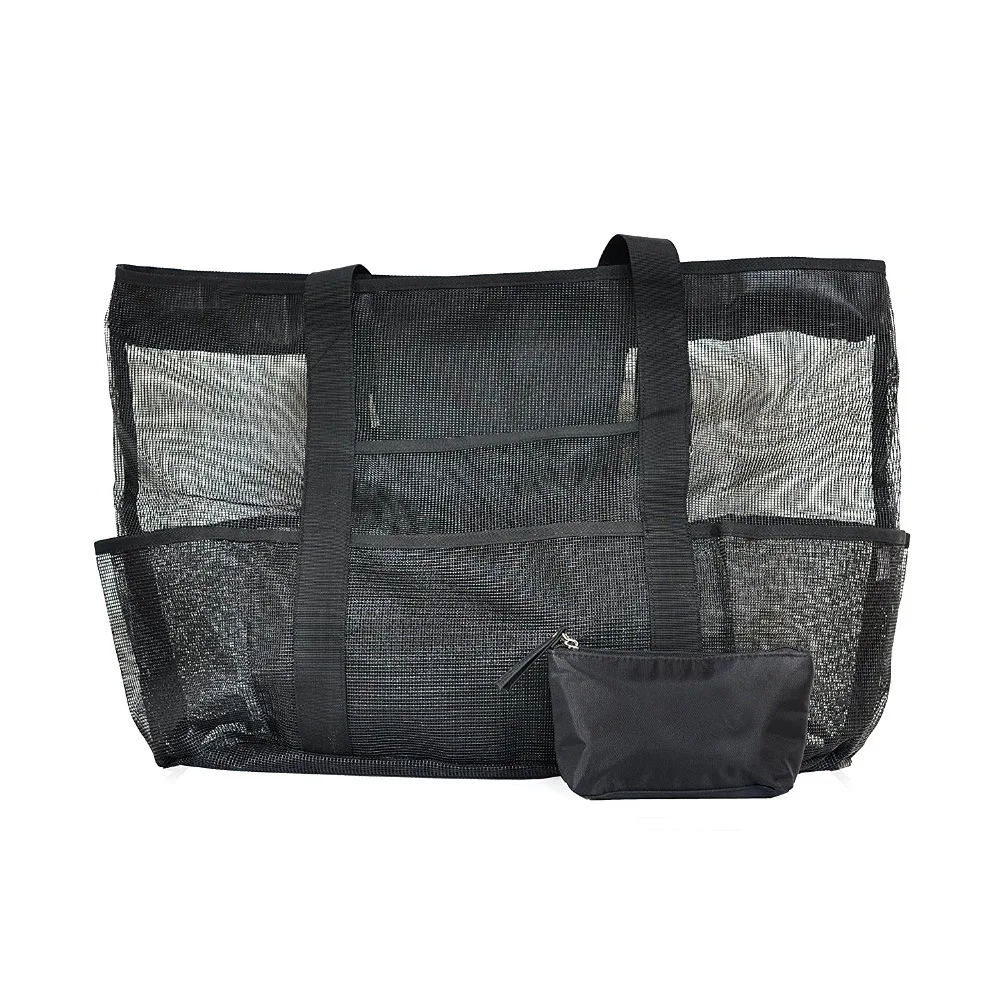 

OEM Factory Twinkle Tote Amazon Portable Storage Ladies Mesh Beach Bag For Tavel