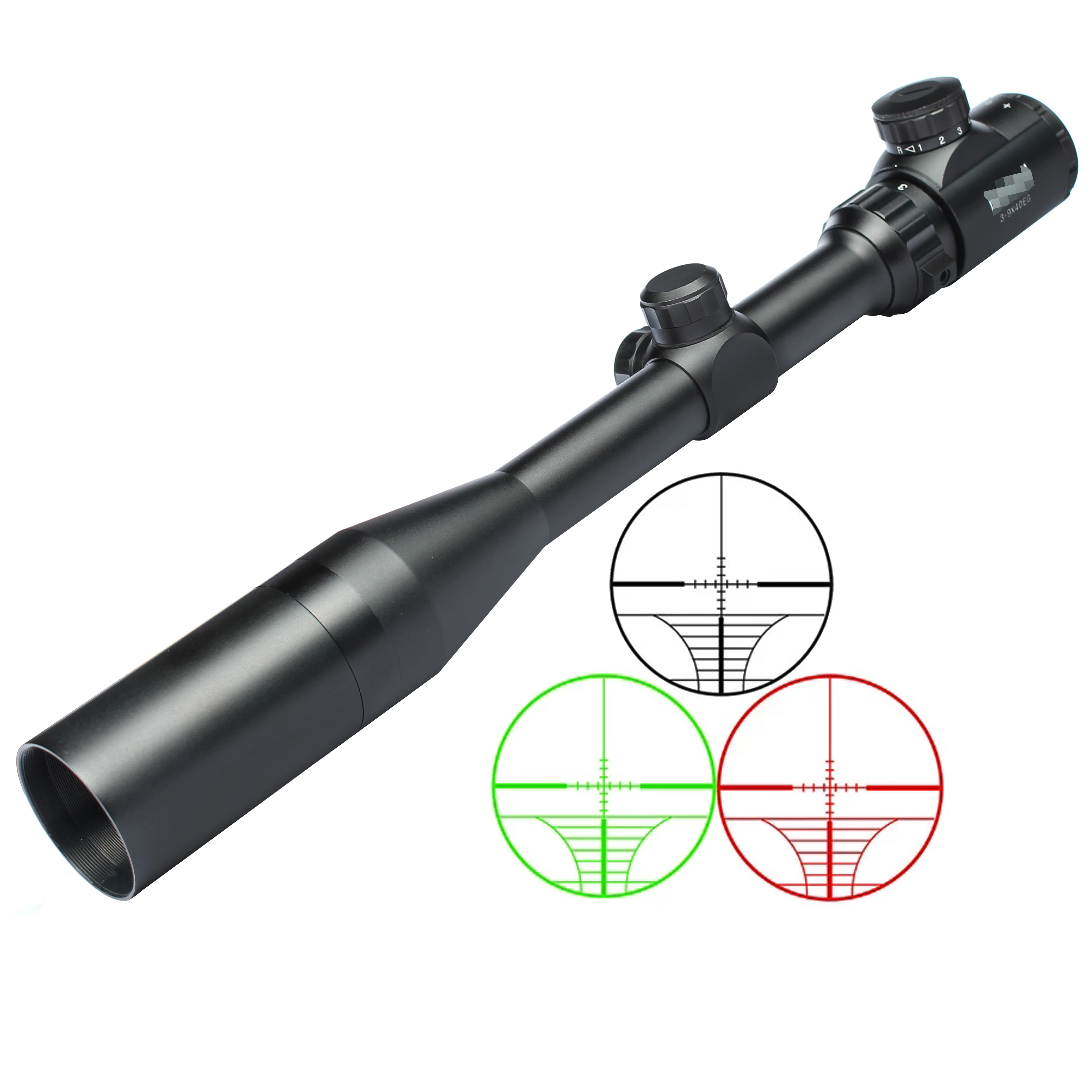 

SPINA gun Hunting Tactical Scope Optical Sight long range 3-9x40 EG Rifle scopes, Black