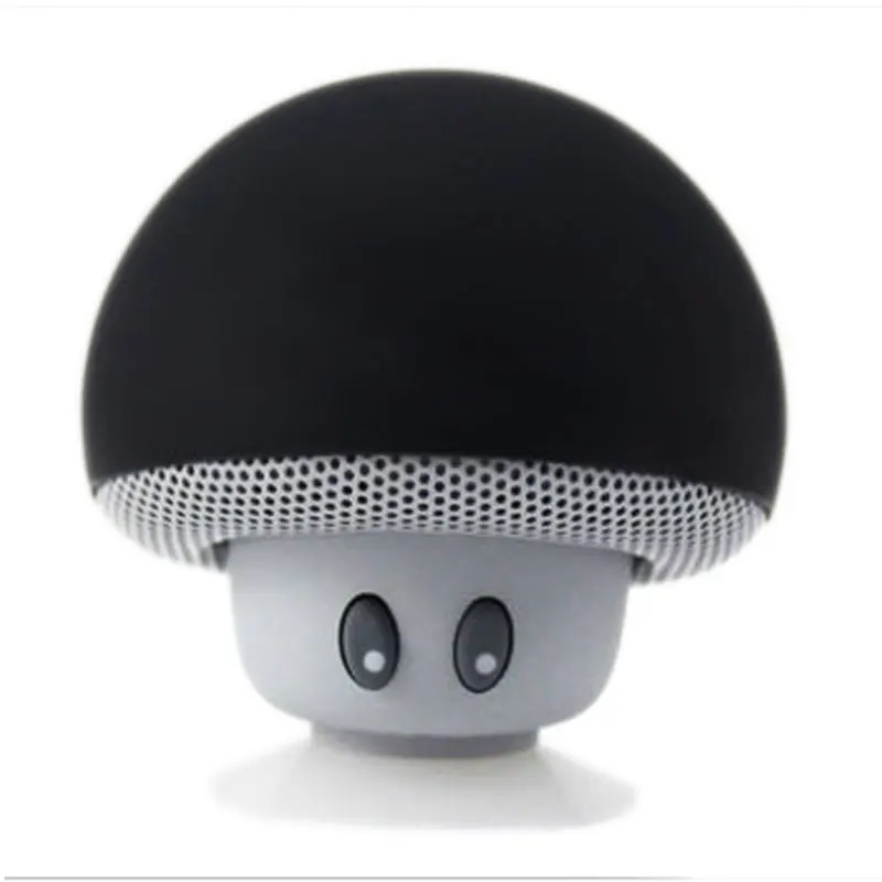 

New Arrival Promotional Gift Mushroom Silicon Suction Music Player Blue tooth Wireless Mini Waterproof Speaker