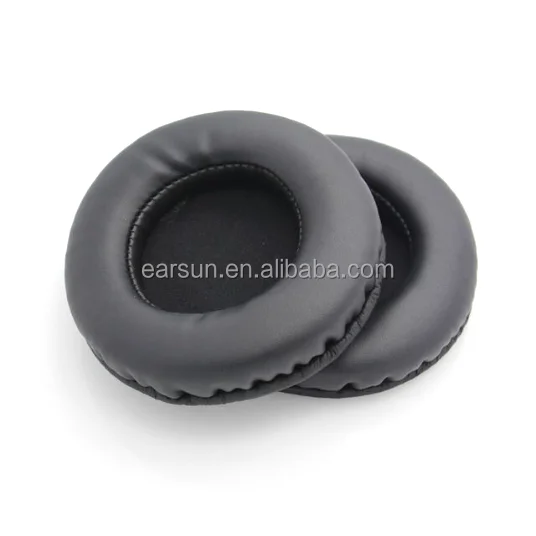 

Excellent Protein Leather Replacement Ear Pads for Panasonic Technics RP-DH1200 DJ, RP-DH1210, RP-DH1250-S DJ Headphones, Black