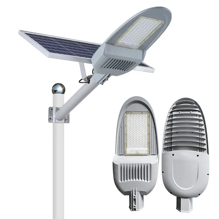 

High brightness Commercial solar street light Remote control Ip66 Lighting fixture Split Led Solar Powered Panel lamp solar