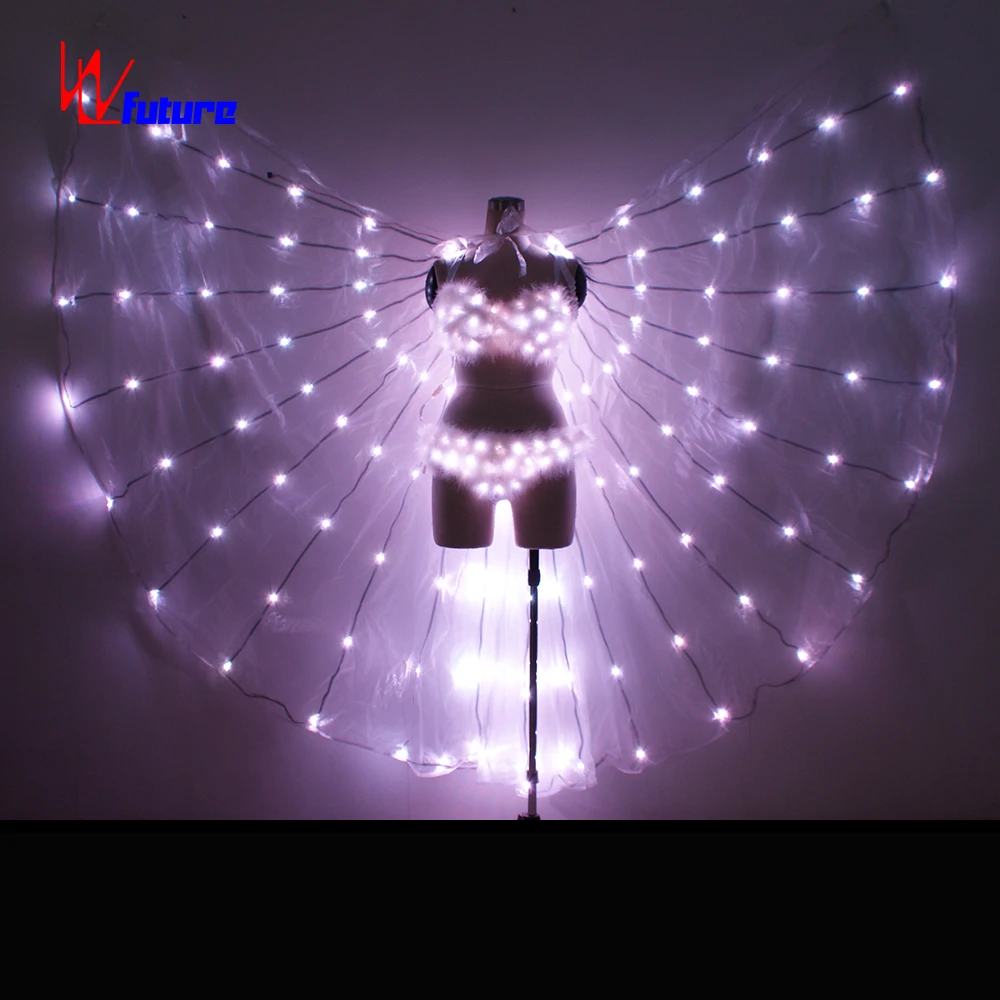 China Sexy LED light up bra and panty with LED Wings for Dance Performance  WL-0186 Manufacturer and Supplier