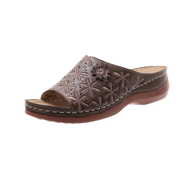 

2021 new Summer platform woman's slippers comfortable slip-on sandals