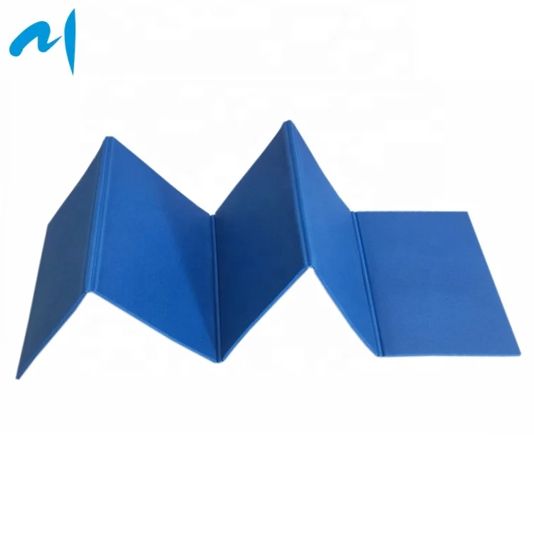 

180 x 50 cm Moisture-Proof Outdoor Military Sleeping mat Folding XPE Foam Camping mat, Blue, black