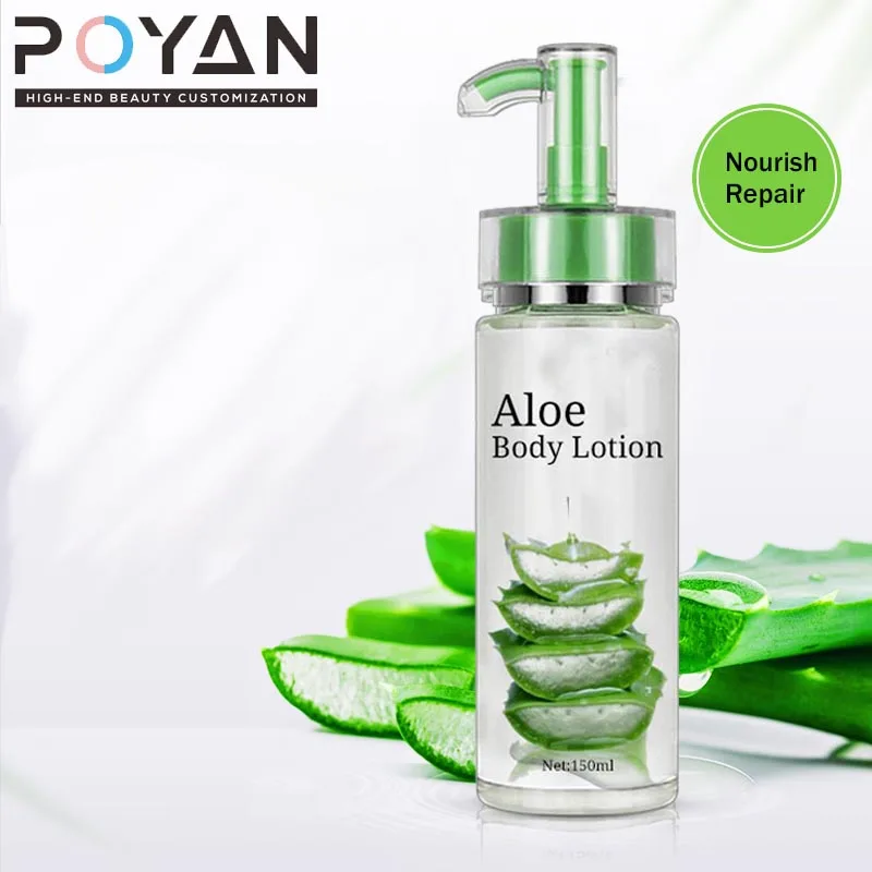 

Private Label Beauty Skin Care Aloe Extract Plant Whitening Moisturizing Repair Body Lotion