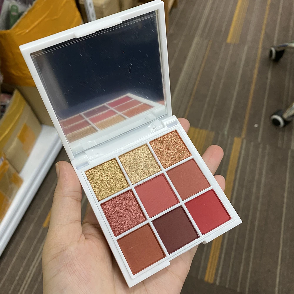 DIY High Pigment Matte Vegan Cruelty Free Eyeshadow Pallet Private Label Makeup Custom Nude Shimmer Eyeshadow Palette