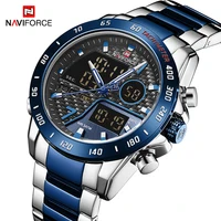 

NAVIFORCE 9171 Men Digital Watch LED Sport Military Mens Quartz Wristwatch Male Luminous Waterproof Clock Watches Relogio