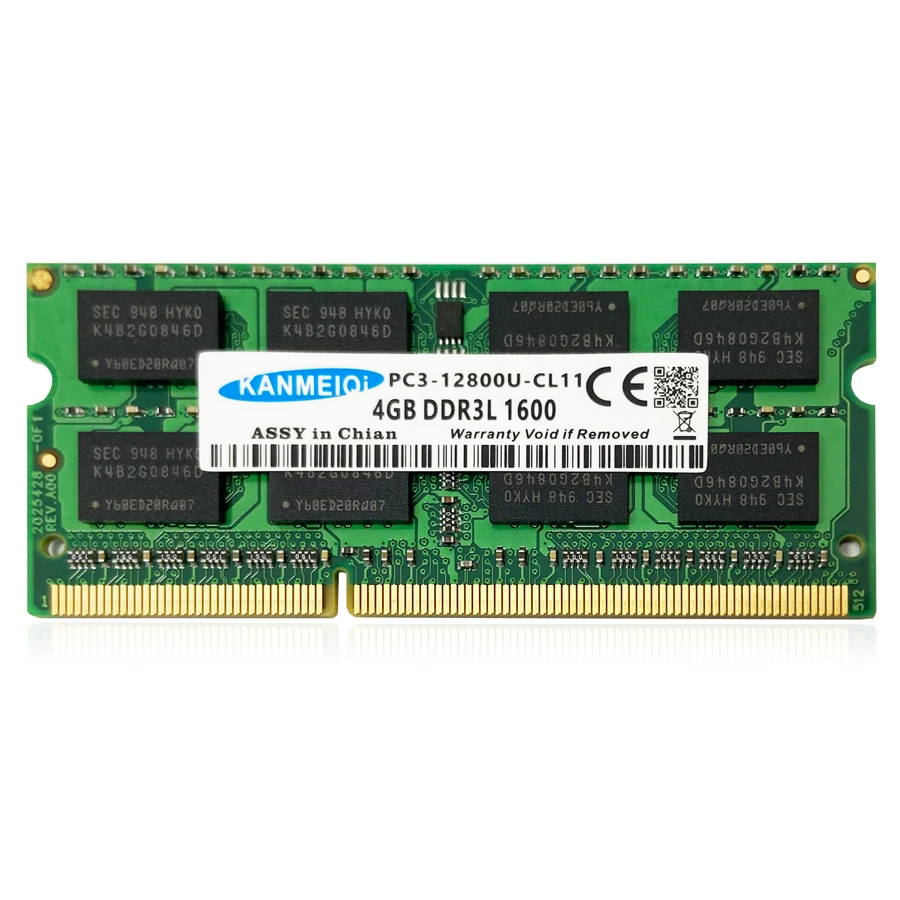 

KANMEIQi Hot-selling product memory ram sodimm ram 4gb ddr3L 1600mhz 1.35V laptop