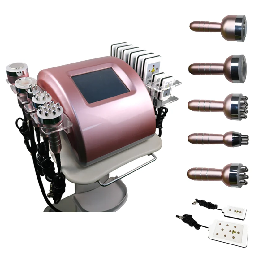 

6 In 1 40K Ultrasonic Vacuum Cavitation Body Slimming Equipment Cellulite Removal Lipo Laser Weight Loss Machine