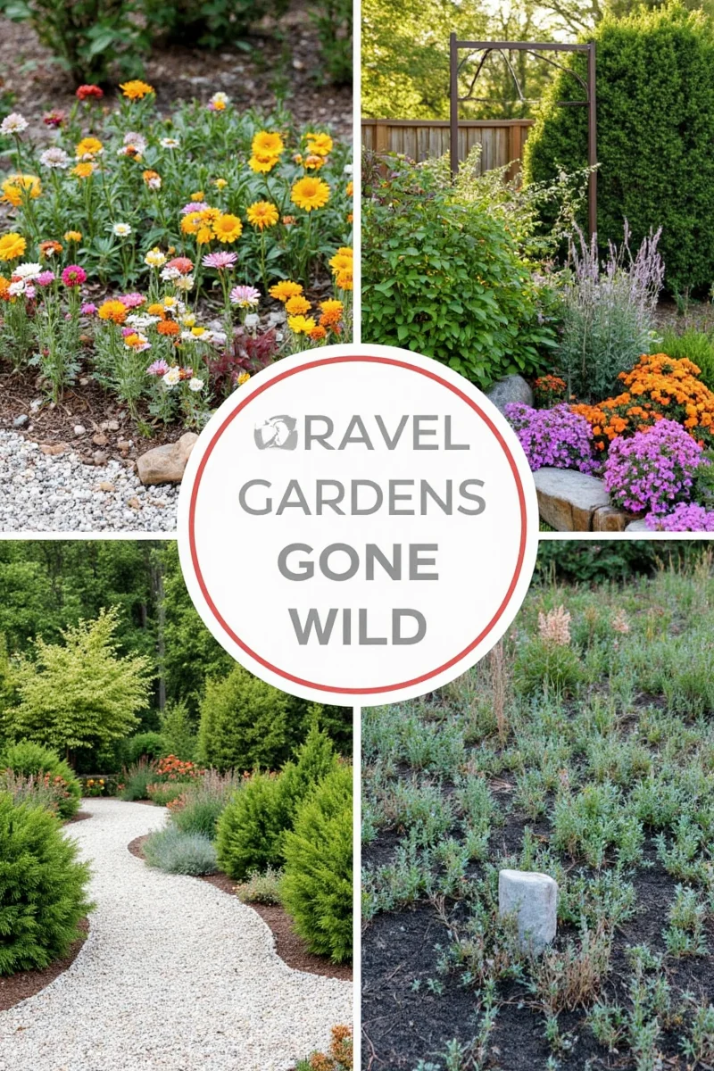 Miniature zen garden with water feature and gravel