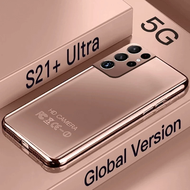 

New Version Galay S21+ Ultra 5G 7.3 Inch Smartphone 6800mAh 24MP+48MP 12GB+512GB Unlock Mobile Phones Global Version