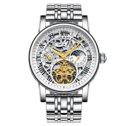 Full stainless steel automatic watch 30m waterproo