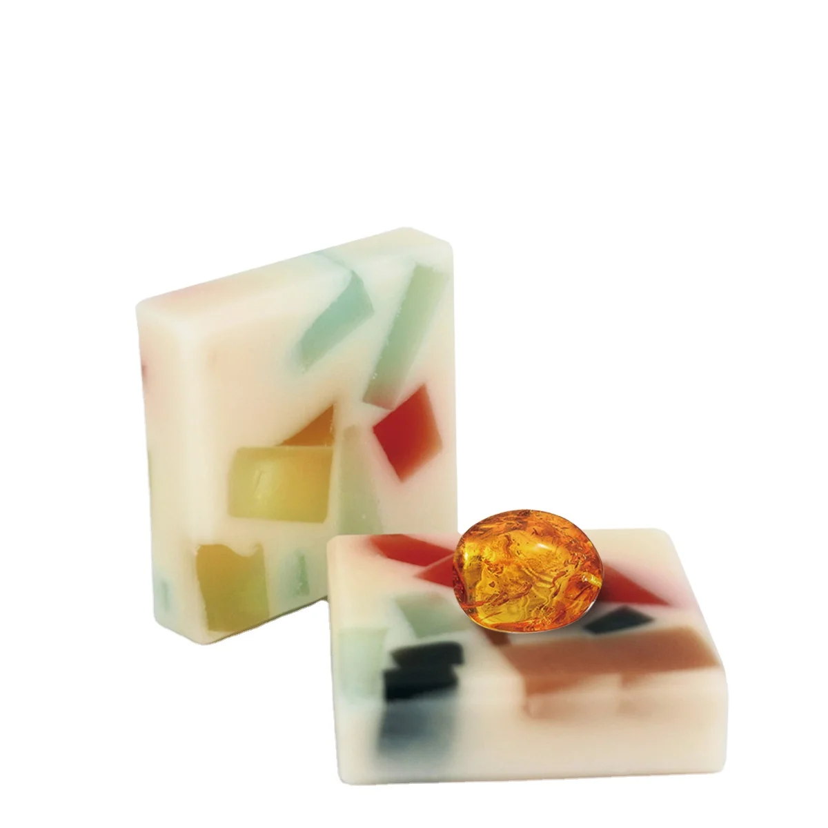 

Multicolor natural wholesale honey amber collagen polyphenol handmade facial skincare soap body bath solid toilet soap