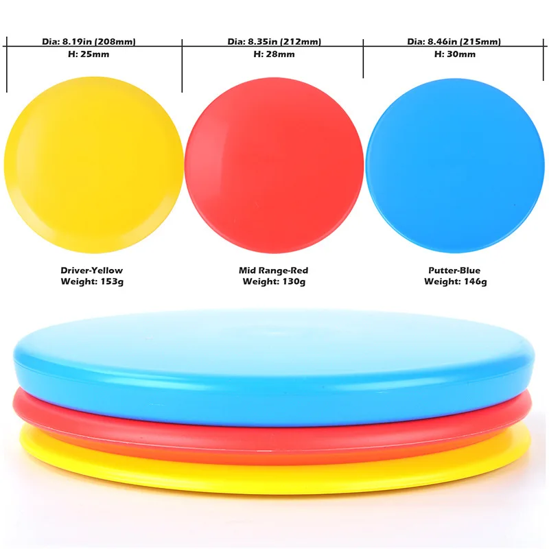 

Golf Frisbee 6 Pack Frisbee with Tote Bag Outdoor Golf Game Disc Golf