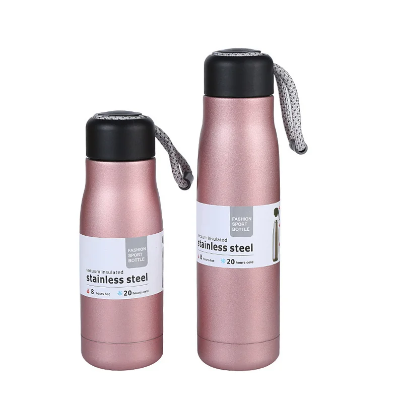 

KLE Ready To Ship Knight thermos Stainless steel 304 double wall portable mug creative simple fashion outdoor portable thermos, Deep blue/light grey/black/purple/pink/gold
