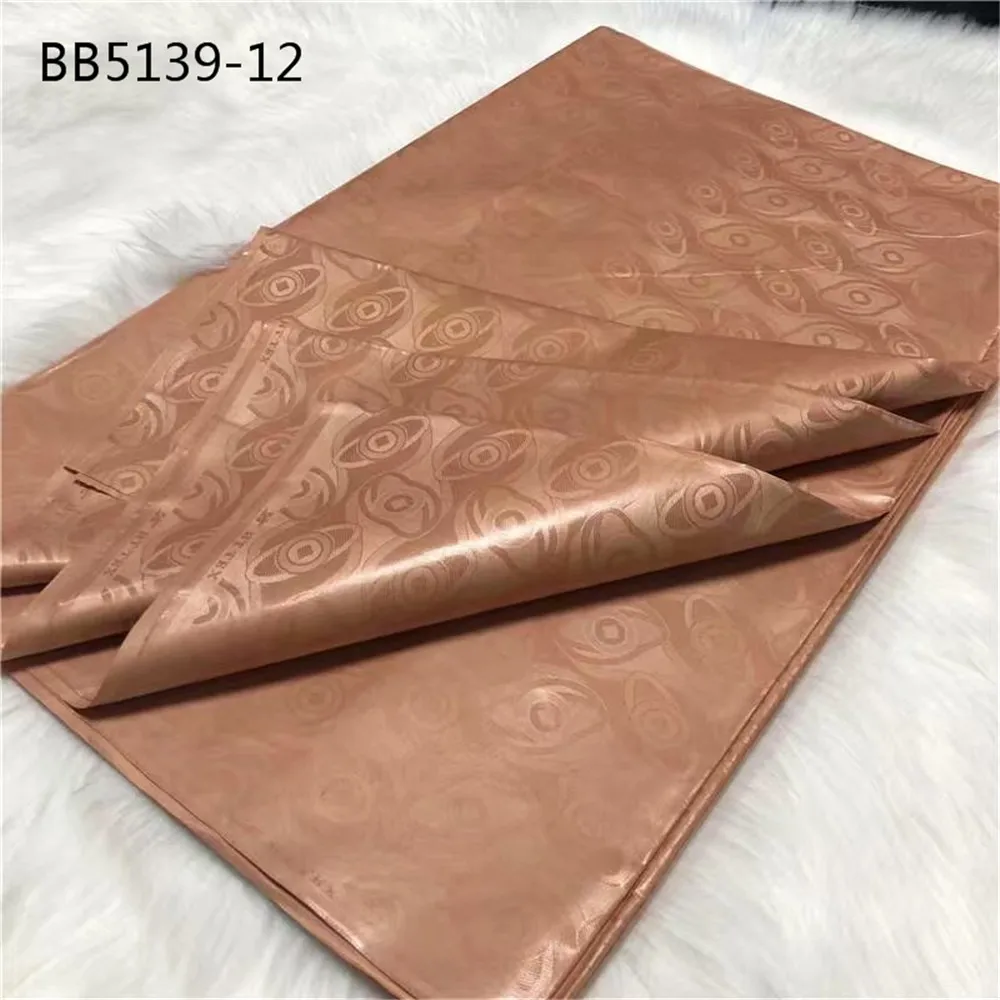 

100%Polyester african bazin riche Shadda fabric milk colors Gezna, Cupion