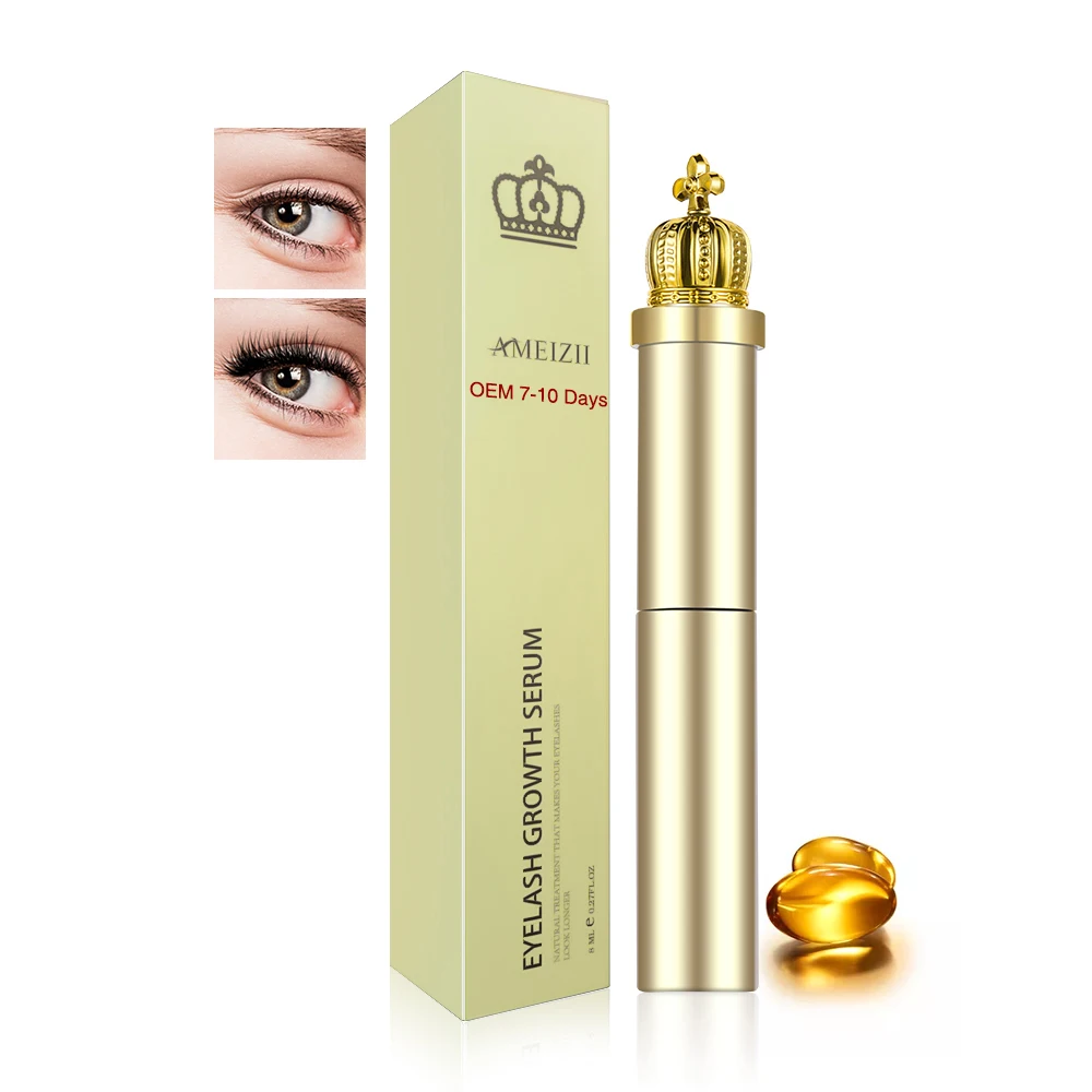 

AMEIZII 100% Natural Eyelash Enhancer Organic Eyelash Serum Growth Thicker Herbal Treatment Eye Lashes Lengthening Essence
