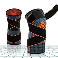

HYL-8381B Private label bandage knee support with pressure straps