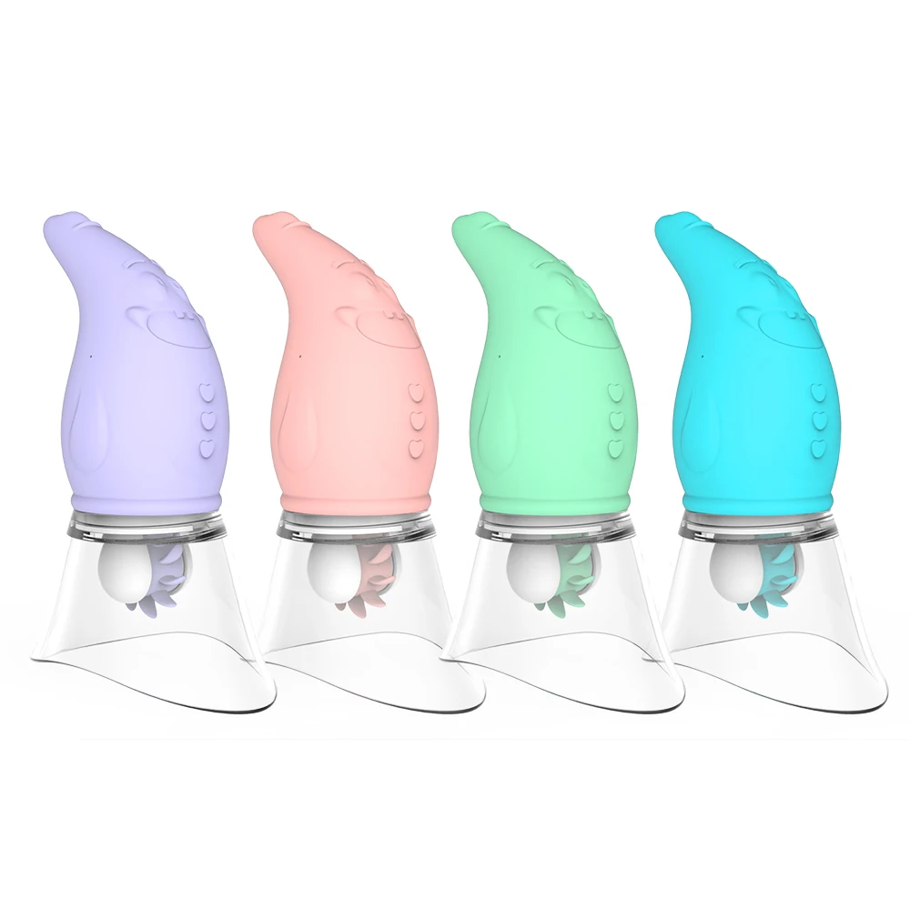 Stimulator Vibrating G Spot Mini Wireless Clit Sucker Breast Clitoris