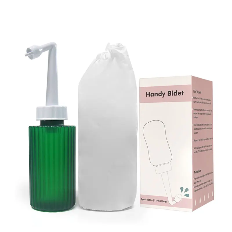 

Sanitary Ware 360Ml Travel Shattaf Wholesale Pink Bidet Bottle Manufacturer Muslim Portable Bidet