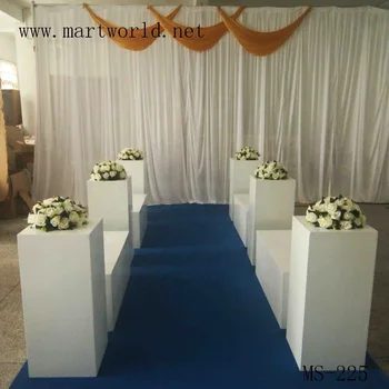 2020 White Square Wedding Pillar Wedding Decoration With Pillar