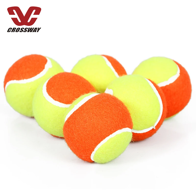 

High Elasticity Yellow Orange Tennis Ball Standard Pressure Training Padel Tennis Balls, Green