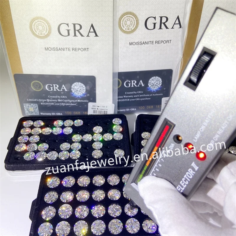 

GRA Certificate Wholesale Price Round loose stones DEF Color VVS diamond moissanite