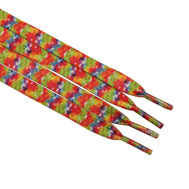 

Coolstring Manufacturer Sublimation Printed Logo 140CM Length Flat polyester cotton Support Custom Hot Sale Shoelaces, Customized