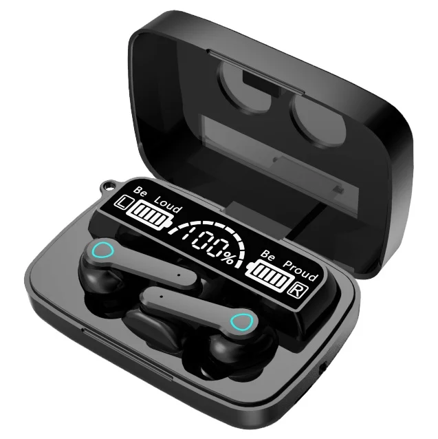 

M19 Wireless Earbuds Mini Headphones 3500Mah TWS Waterproof Earphone With LED Display Flashlight Supper Bass