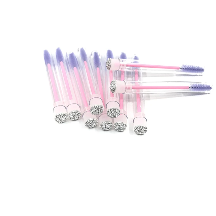 

Independent Tube Brushes Diamond Eyelashes Lashes Mascara Brush, Customized