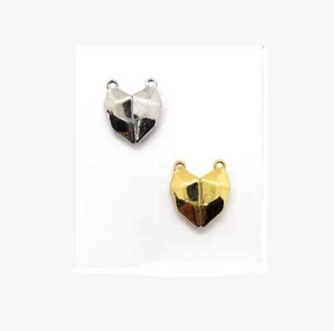

Mini Alloy Heart Round Shape Magnet Charm Cute Magnetic Clasps for Jewelry Pendants Bracelet Necklace Making Accessory