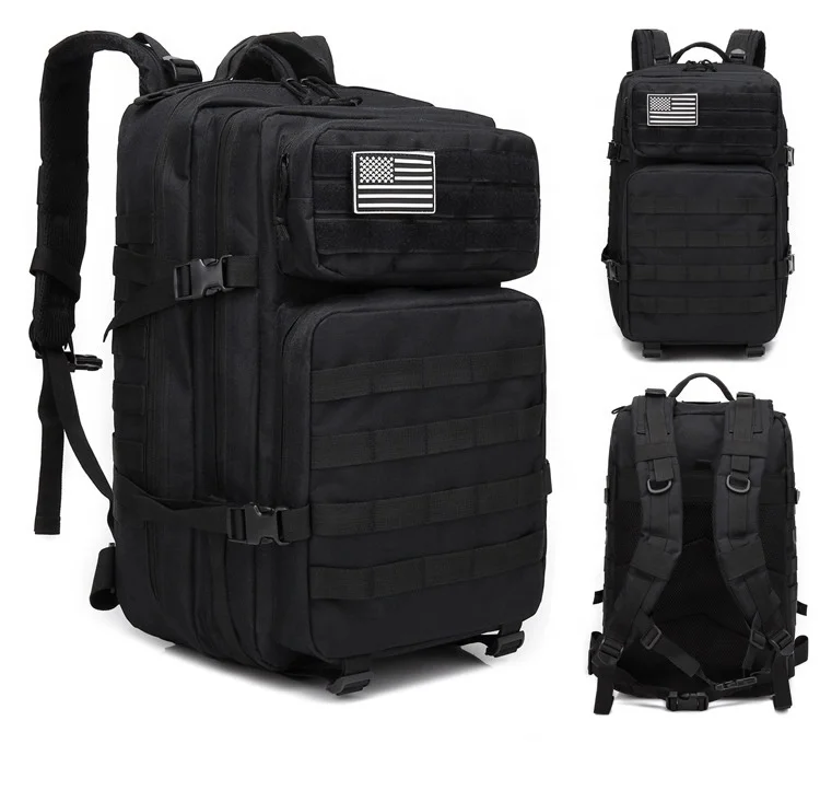 

Low MOQ 900D oxford military tactical backpack 45L Molle pouch assault pack combat backpack trekking bag OEM hiking backpack, Acu/jungle digital/black camouflage/black/khaki/jungle camouflage