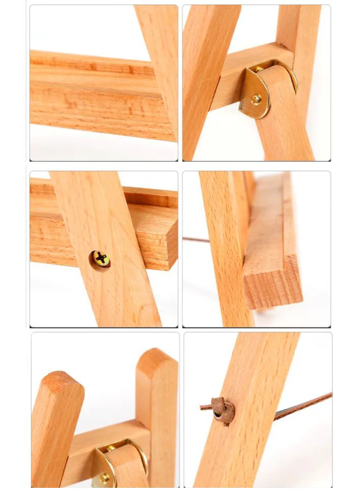 30 厘米 40 厘米 50 厘米高实心 beech 木画架绘画桌面显示 a 框架