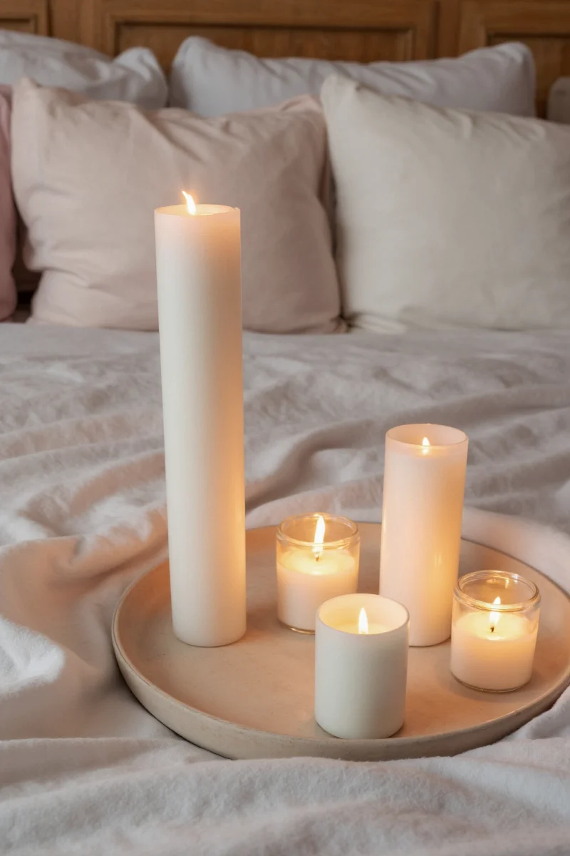 cozy safe family friendly rooms with candles that spark joy and not flames