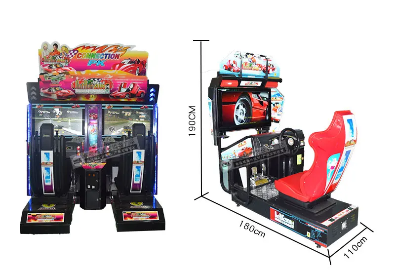 Amusement Park  Racing Car Game Console in Coin Operated Games Car  Racing Game Machine
