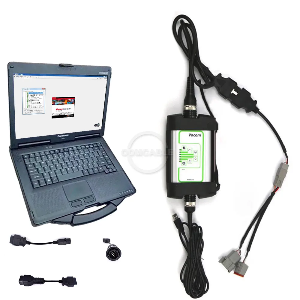 

Full Set Vocom PENTA Marine Diagnosis VODIA VODIA5 DIAGNOSTIC Kit Vocom 6Pin cable for Penta with CF52 laptop
