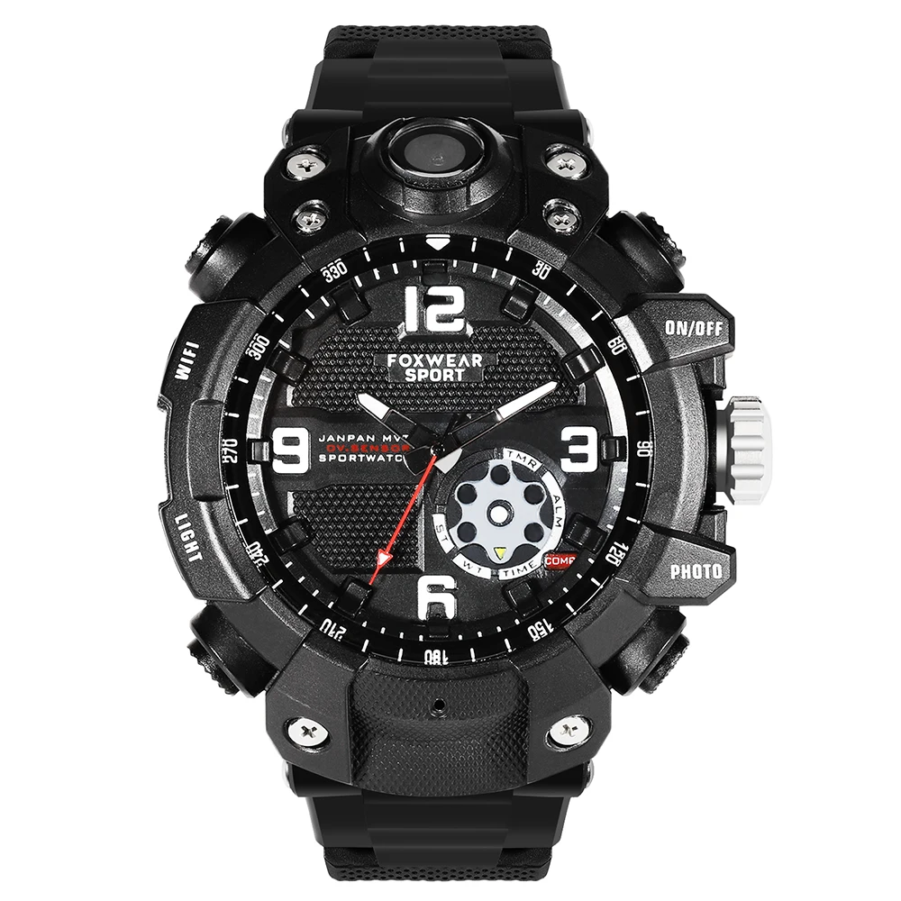

2019new 2.6K 30fps WIFI Hidden Spy Watch Camera IP67 Waterproof with LED Light Magnetically Charger Build in 32G