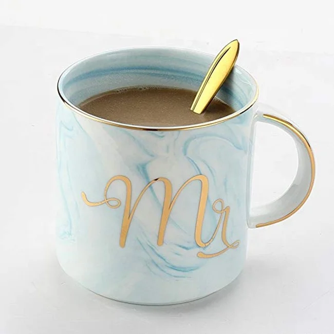 

Factory Manufactured China Product Ceramic Coffee Cups Mr And Mrs Coffee Mug, Pink,blue,or customized