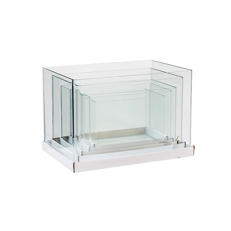 

Wholesale Glass Fish Tank Cheap Small Transparent Viewing Glass Fish Tank Decorations, Customers required