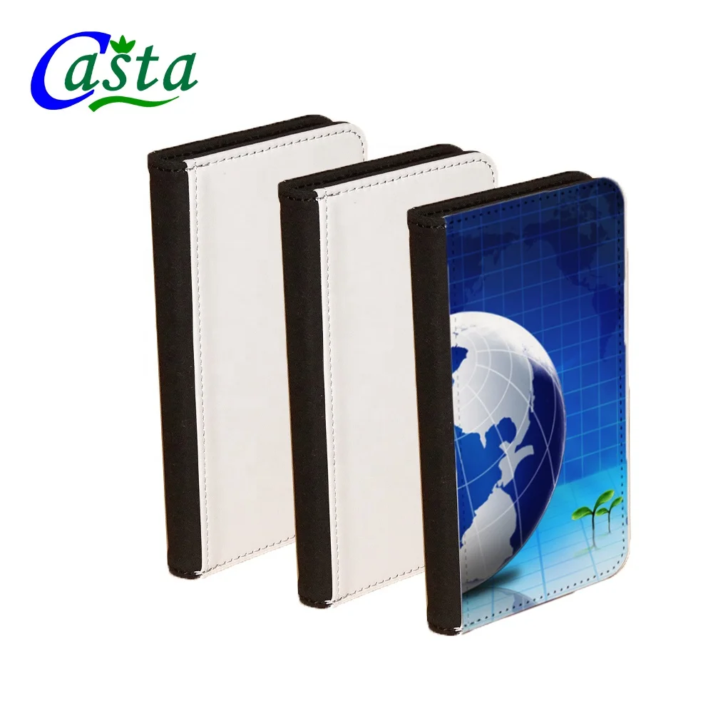 

Wallet Leather Book Blank Sublimation Case For Apple iPhone 7 Plus Wallet Flip Cover Mobile Phone Case