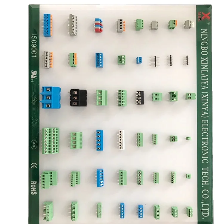 Pcb Screw Terminal Blocks 5.0mm 5.08mm Pluggable Terminal Blocks Spring