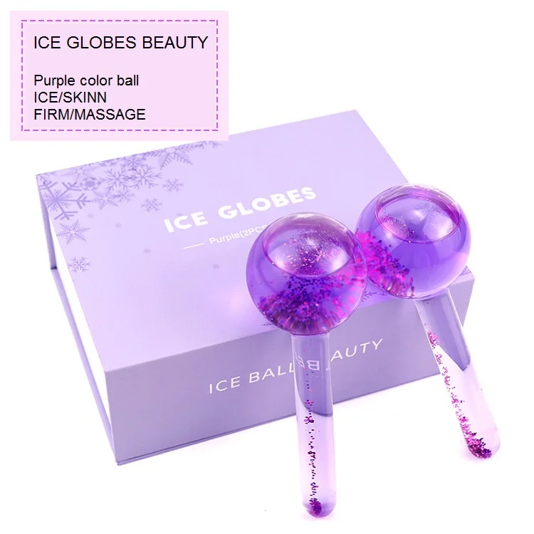 

Home use face beauty equipment cryo stick massage ball cooling facial ice globes
