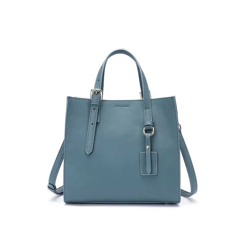 

Guangzhou Crossbody Designer Handbags Famous Brands 2021 Private Label Fashion Handbag Genuine Leather For Women, Blue