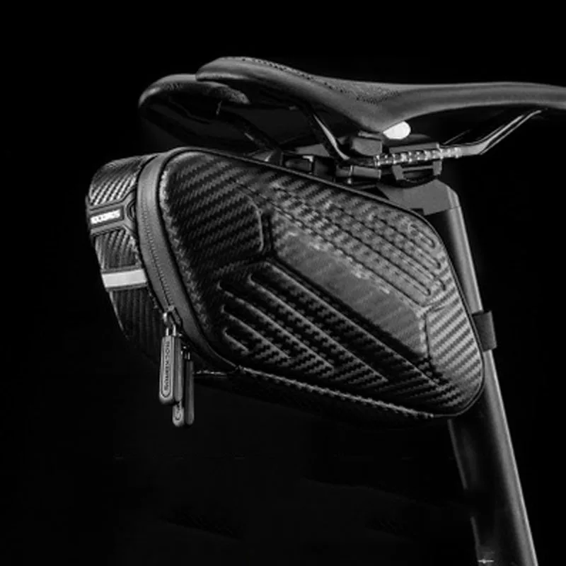 

Js best selling shell waterproof expand rhombus large capacity bicycle battery frame bag, Black/customized